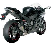 Akrapovic Terminale scarico Ninja ZX-10R 2011-2015 Titanio Slip-On Nero/Argento Non omologato