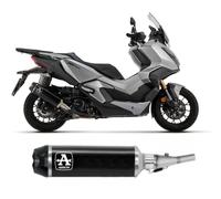 Terminale Scarico Arrow Indy Race Alluminio Nero HONDA ADV 350 2022 > 2024