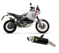 Terminale Scarico Arrow Indy Race E5 Allu Black Ducati DesertX 950 2022 > 2023