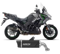 Terminale scarico Arrow IndyEVO Alluminio Dark Carbon Kawasaki Versys 1100 2025