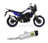 Terminale scarico Arrow Omo IndyR Allum Carb YAMAHA Tenéré 700 World R 2022 2024