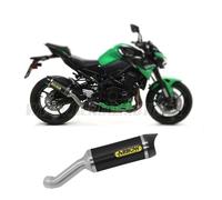 Terminale scarico Arrow Omol SThunder Allum Nero Carb KAWASAKI Z 900 2020 2024