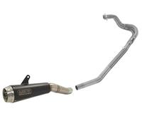 Terminale Scarico Arrow Pro-Race Steel Nero+Collettore YAMAHA YZF R3 2021 > 2023