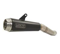 Terminale scarico Arrow Pro-Race Steel Nichrom Nero KAWASAKI NINJA 400 2023 2024