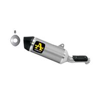 Terminale Scarico Arrow Race Tech Carbon Cap Alluminio Ktm 890 Duke R 2020 2023