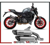 Terminale Scarico Arrow Round Sil Titanio DUCATI Monster 937 2021 > 2022