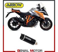 Terminale Scarico Arrow Thunder Acciaio Nero per KTM 1290 Superduke R 2017 2019