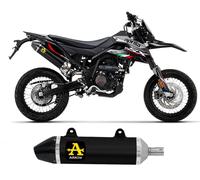 Terminale Scarico Arrow Thunder Carbon Allum Nero APRILIA RX-SX 125 2021 2024