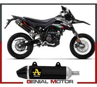 Terminale Scarico Arrow Thunder Carbon End Allu Nero APRILIA RX-SX 125 2021 2023