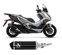 Terminale Scarico Arrow Urban Alluminio Nero HONDA ADV 350 2022 > 2024