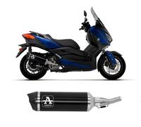 Terminale Scarico Arrow Urban Carbon Cap Allu Nero YAMAHA XMAX 300 2021 > 2023