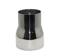 Terminale Scarico Auto Adattatore riduttore universale dritto da 32 mm a 48 mm per marmitta di scarico per auto e moto, saldato in diverse misure. Terminale Di Scarico(O.D 35mm-51mm)