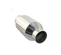 Terminale Scarico Auto Sport Auto Scarico Auto 2 Pollici 2.5 Pollici Universale Silenziatore Risonatori Acciaio Inox Tubo Coda Scarico(ZZ407b)