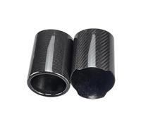 Terminale Scarico Auto Terminale scarico completo dritto e riccio copertura opaca lucida accessorio universale per marmitta auto Bocchetta(Straightmattein112)