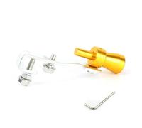 Terminale Scarico Auto Universali PER Mini PER Cooper Ugello Silenziatore Dispositivo Riadattamento Auto Sistemi Scarico Turbo Simulator Suono Tubo Punta Marmitta Terminali(Gold 1.8 cm)