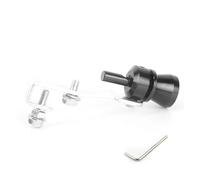 Terminale Scarico Auto Universali PER Mini PER Cooper Ugello Silenziatore Dispositivo Riadattamento Auto Sistemi Scarico Turbo Simulator Suono Tubo Punta Marmitta Terminali(Black 2.35 cm)