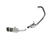 Terminale Scarico+Coll 71936AK+71764MI KTM DUKE125 Allu INDY Carbon 2021 > 2023
