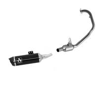 Terminale scarico+Coll 71936AKN+71764MI KTM DUKE125 Allum DARK RACE 2021 2023