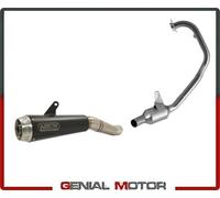 Terminale Scarico+Collettore 71936PRN+71764MI per KTM DUKE125 Nichrom Dark 2021