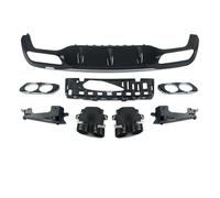 Terminale Scarico Diffusore Posteriore Con Terminale Di Scarico Per Benz W213 Per Paraurti Stile Per AMG E53 2016-20 2017 2018 2019 2020 Gola Coda