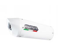 Gpr Exclusive Albus Evo4 Xef 125 Competition 4t 21-22 Euro 5 Homologated Slip On Muffler Bianco Homologated