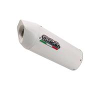 Gpr Exhaust Systems Albus Evo 4 Fb Mondial Smx 125 Enduro Supermoto 21-22 Homologated Slip On Muffler Bianco Homologated