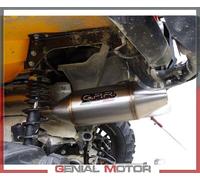 G.P.R. Scarico Deeptone ATV Can-Am Outlander 1000 R MAX XTP 14-19 Slip-on Omologato Argento