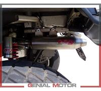 G.P.R. Scarico Deeptone ATV Can-Am Outlander 800 passo lungo 2009-2012 omologato Argento