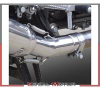 Gpr Exhaust Systems Deeptone Inox Slip On Royal Enfield Continental Gt 535 14-16 Cat Homologated Muffler Argento Homologated