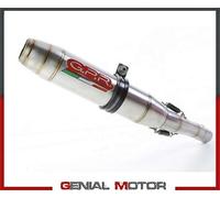 Gpr Exhaust Systems Deeptone Inox Royal Enfield Classic/bullet Efi 500 17-20 Euro 4 Cat Homologated Muffler Argento Homologated