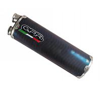 Terminale Scarico GPR Dual Poppy Impact Zero Omo Suzuki VStrom 1050 Xt 2020 2024
