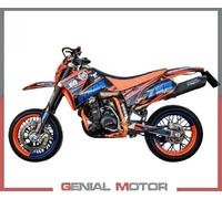 Gpr Exhaust Systems Furore Lc4 Ktm 640 Enduro/adventure/sm November 03-06 Homologated Slip On Muffler Nero Homologated