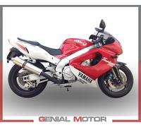 Silenziatore GPR per Yamaha YZF 1000 R Thunderace Inox Tondo 1996-2003 Omologato