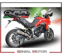 Gpr Exclusive Silenziatore Omologato Slip On M3 Natural Titanium Multistrada 950 17-20 Euro 4 Cat