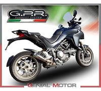 G.P.R. Scarico Slip-On M3 Titanio Naturale Ducati Multistrada 1260 18-20 Omologato Euro4
