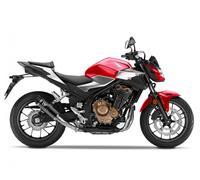 15506EBU - Terminale Scarico LeoVince GP CORSA EVO BLACK HONDA CB 500 X (19-23)