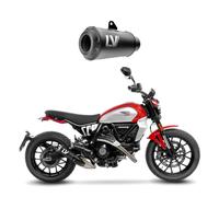 Terminale Scarico Leovince LV-10 FULL BLACK per Ducati Scrambler 800 2023 2024