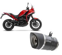 14411E Terminale Scarico LeoVince LV PRO Carbonio MOTO MORINI X-CAPE 650 (21-23)