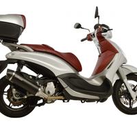 14025U Terminale Scarico LeoVince NERO PIAGGIO BEVERLY 350 SPORT TOURING (11-16)