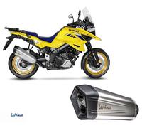 Leovince Lv-12 Suzuki V-strom 1050 Abs/xt 20-22 Ref:15303 Stainless Steel&carbon Homologated Muffler Argento Homologated