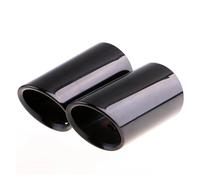 Terminale Scarico Marmitta Coda Per A1 Per A3 Per A4 Per TT 2009-2015 Terminali Scarico Per Auto In Acciaio Inossidabile Cromato(Nero)