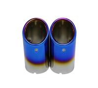 Terminale Scarico Marmitta Coda Per BMW Serie 3 E30 E36 E46 E90 E91 E92 E93 F30 F31 F34 G20 F35 Per M3 Terminale Scarico Posteriore In Carbonio Copertura Tubo(Bevel Blue)