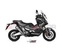 Mivv Delta Race Honda X-adv 750 2017-24 H.066.ldrx Homologated Slip On Muffler Argento Homologated