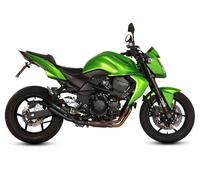 Terminale Scarico Mivv Double Gun Acciaio Nero Kawasaki Z 750 2007 > 2014