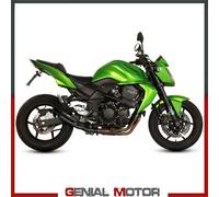 Terminale Scarico Mivv Double Gun Acciaio Nero Kawasaki Z 750 2007 > 2014