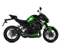 Terminale Scarico Mivv Double Gun Acciaio Nero Kawasaki Z 900 2020 > 2023