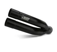 Y.048.LDGB - Terminale Scarico Mivv DOUBLE GUN Inox Nero YAMAHA YZF R25 (15-23)
