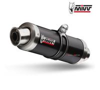 K.038.LXB - Terminale Scarico Mivv SPORT GP STEEL BLACK KAWASAKI NINJA 300 13-