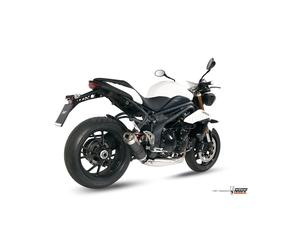 Terminale Scarico MIVV GP Carbonio Basso per Triumph Speed Triple 2011 > 2015