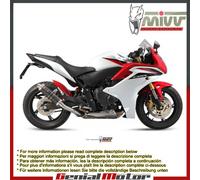 Terminale Scarico MIVV GP Carbonio per Honda Cbr 600 F 2011 > 2013